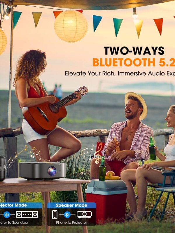 4K Mini Projector with Portable Case