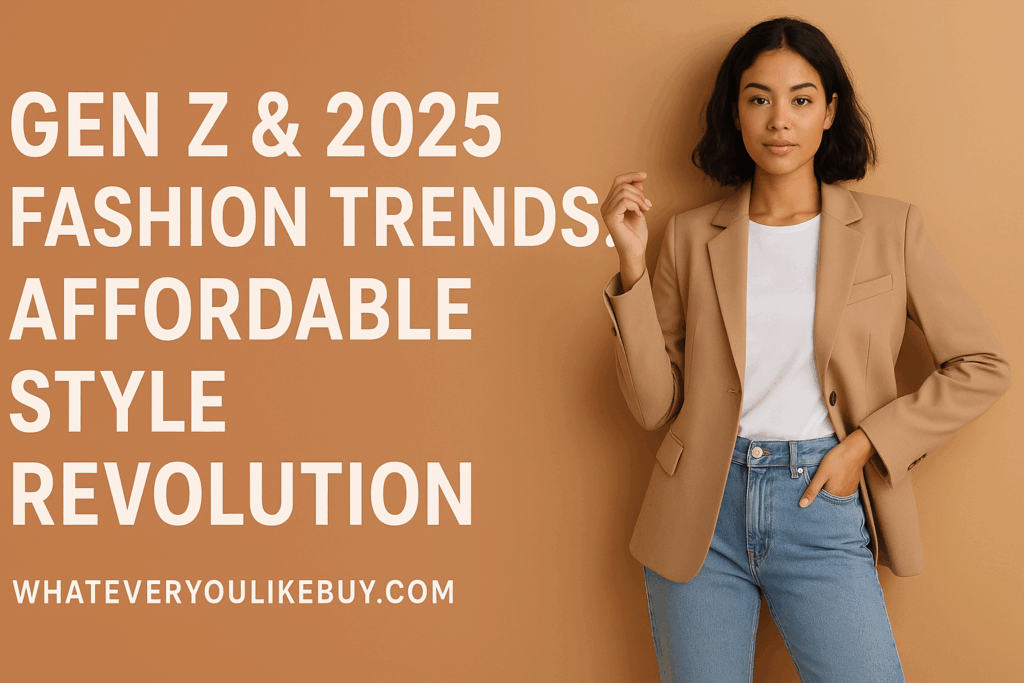 Gen Z 2025 fashion trends affordable sustainable minimalist style inspiration
